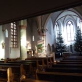 Die Kirche in Agathaberg bei Wipperfürth.
