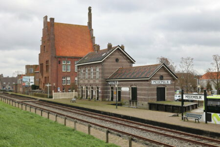 Der alte Bahnhof in Medemblik.